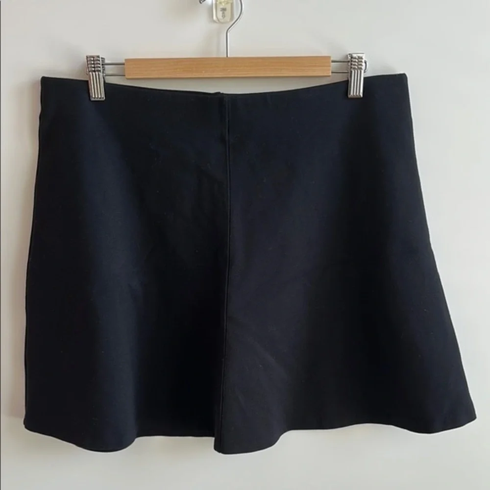 Loft Black A-Line Skirt